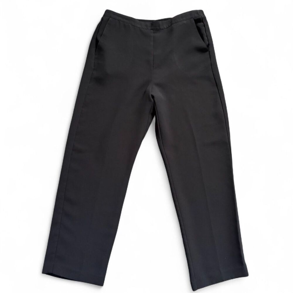 VTG Alfred Dunner Women’s Black Tailored Pants, Size 10, Timeless Trouser Fit